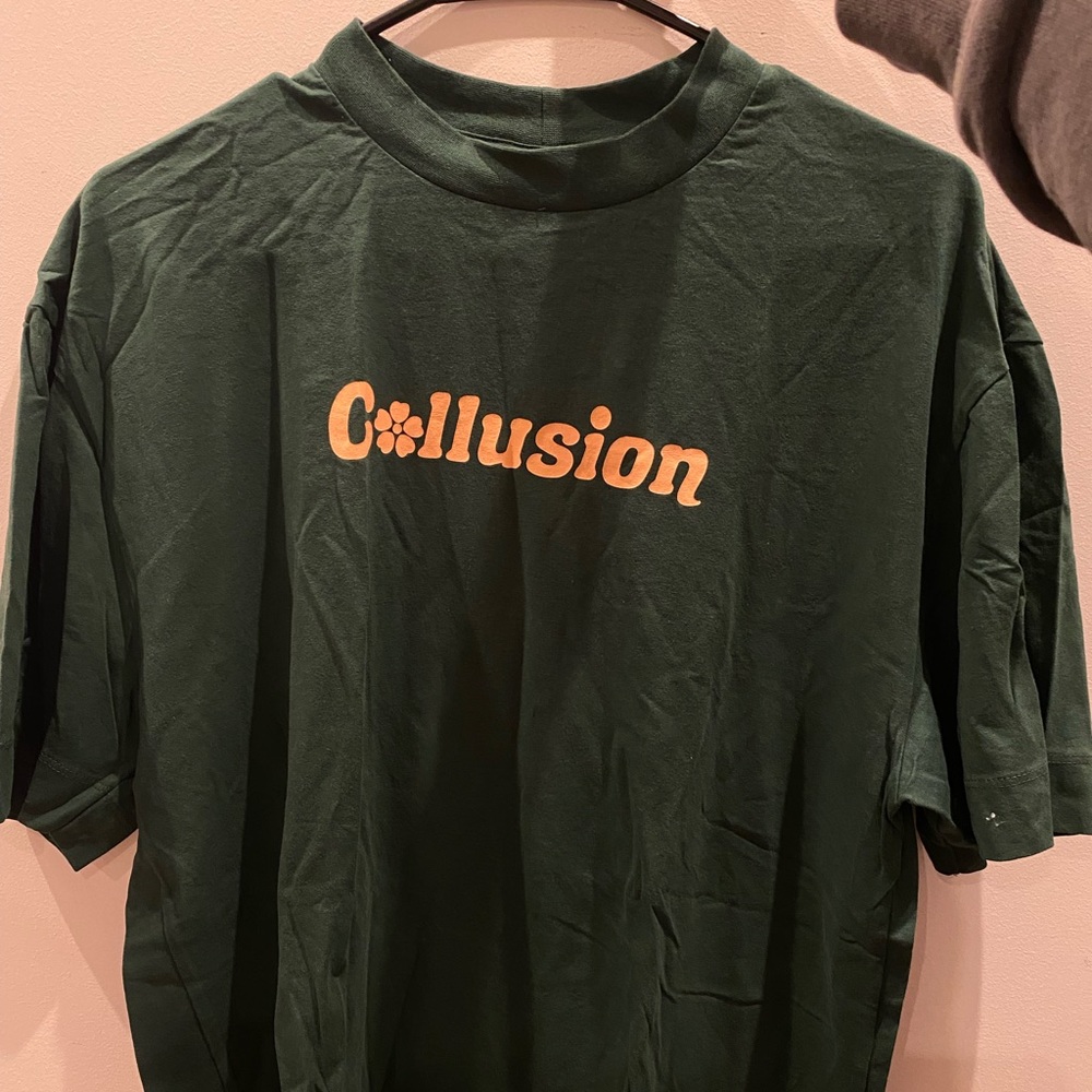 Green collusion tshirt. Never worn